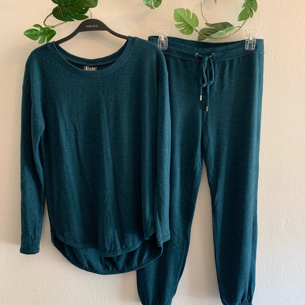 Teal loungewear set